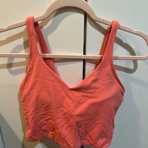 Lululemon Coral Workout Tank Top